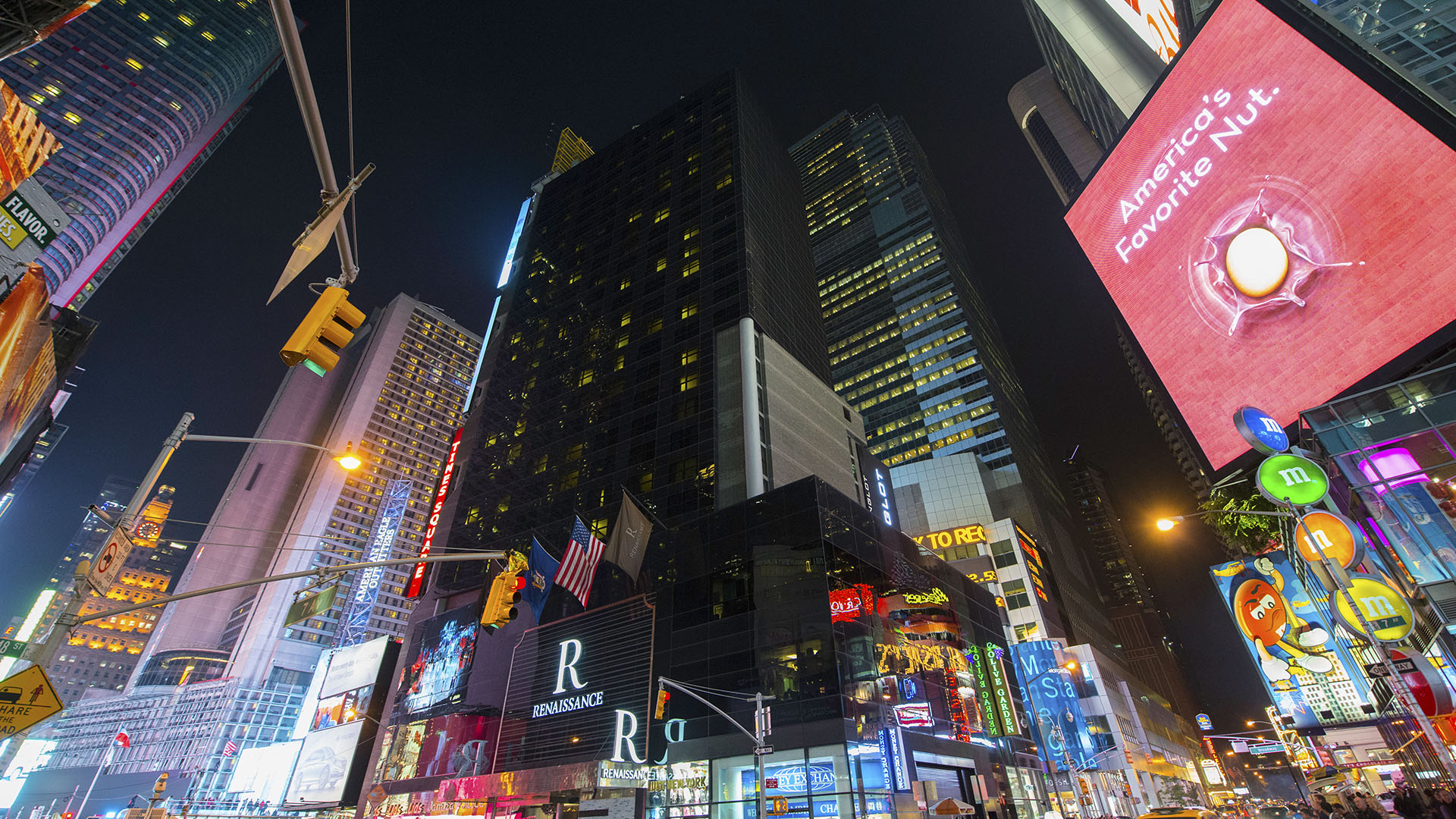 Times Square iluminada