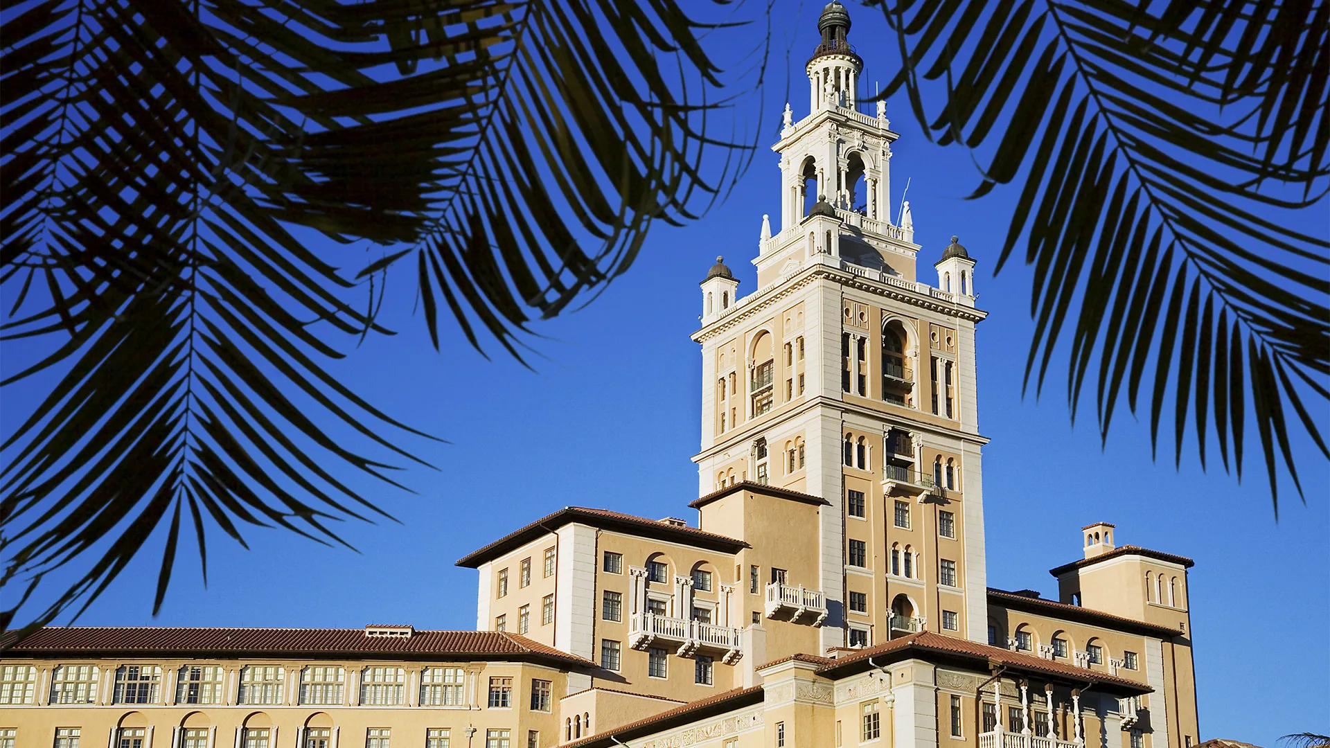Fachada do Biltmore Hotel em Coral Gables