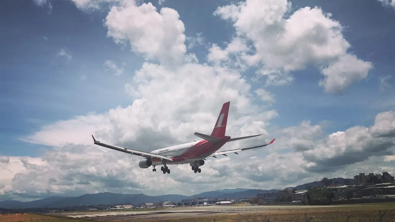 Avião em voo