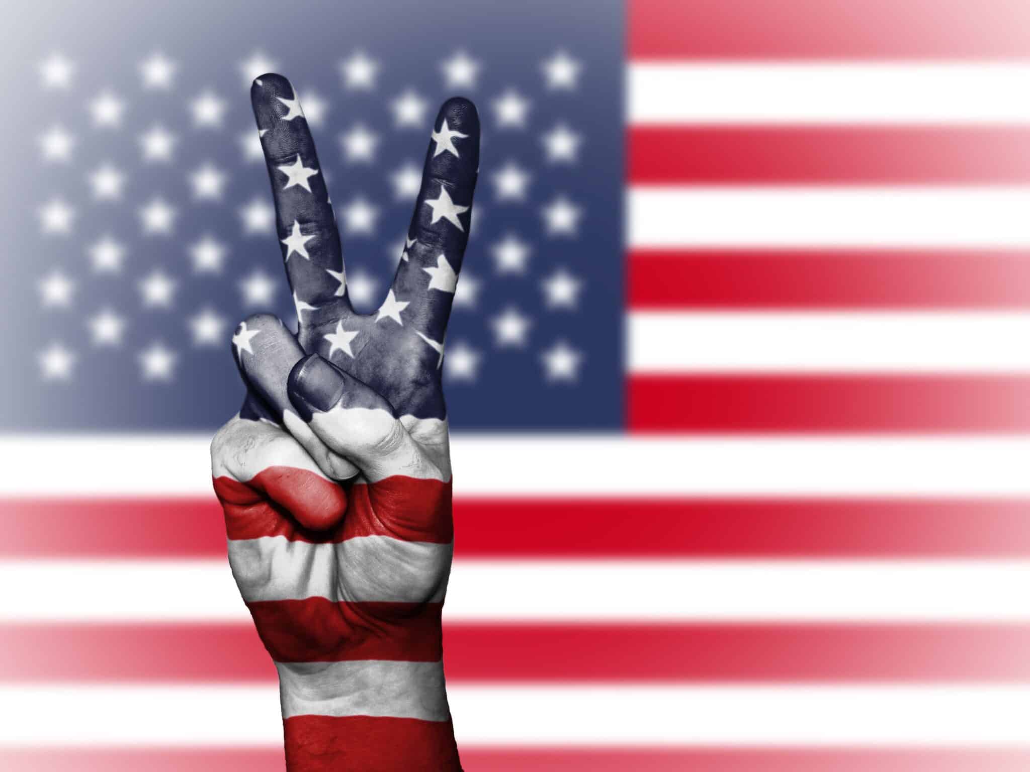 visto americano bandeira