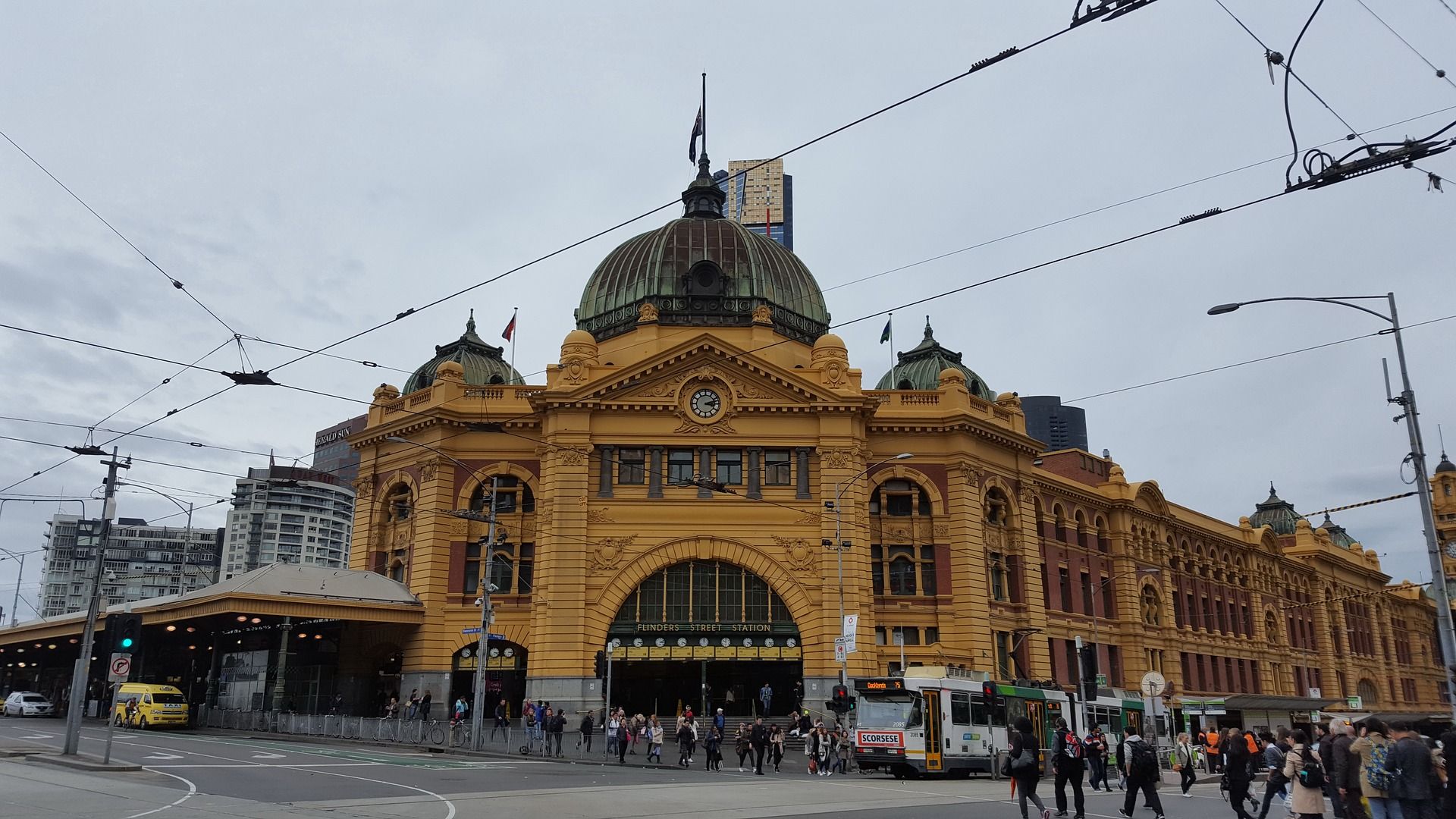 monumento histórico em melbourne na austrália